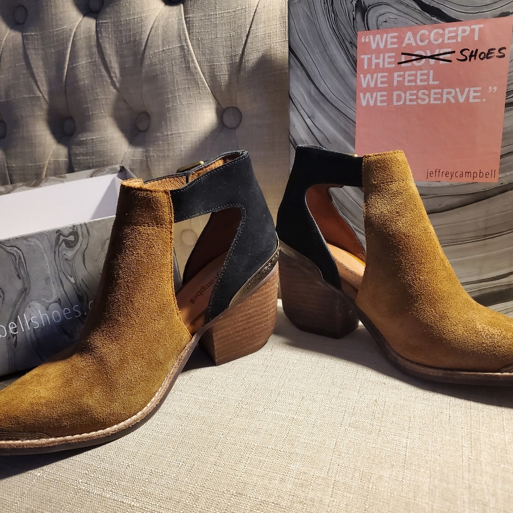 Jeffery Campbell Suede Booties